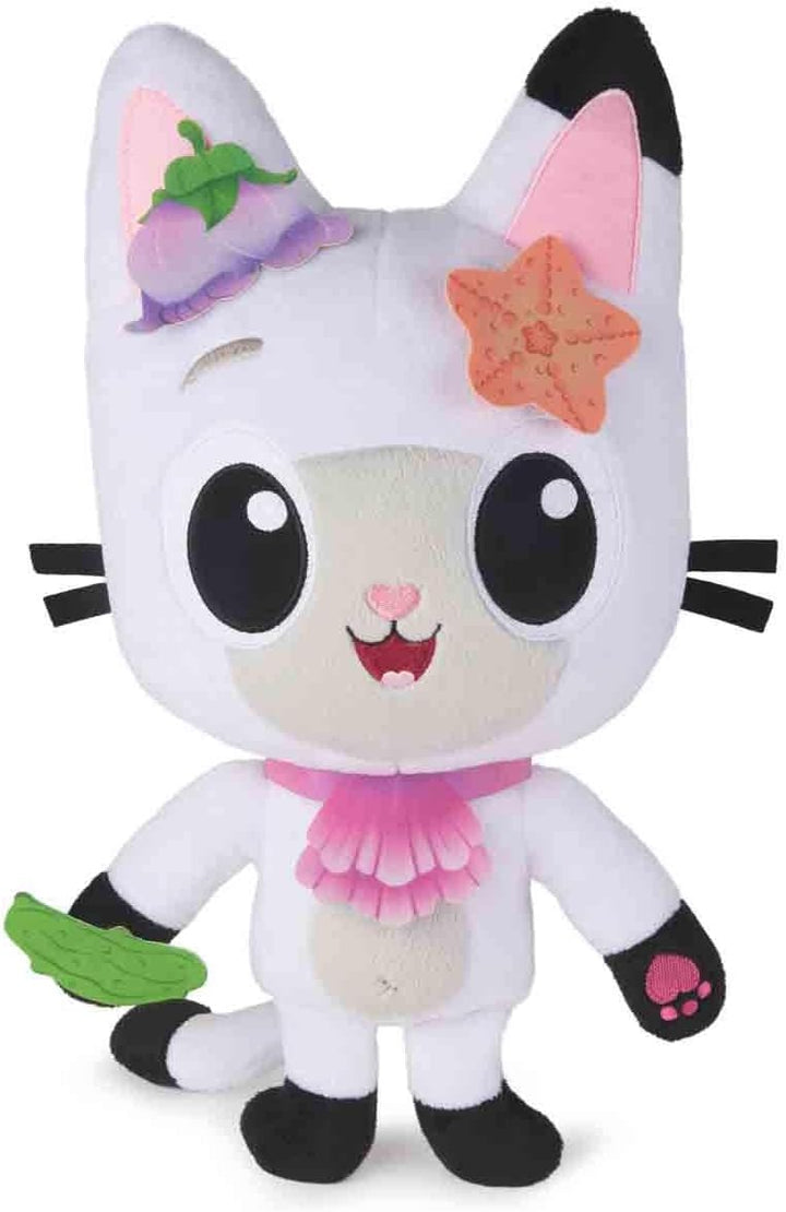 DREAMWORKS GABBY'S DOLLHOUSE: DER FILM - Interaktiver Plüsch Panda Pfötchen, 33cm mit Tasche & Zubeh