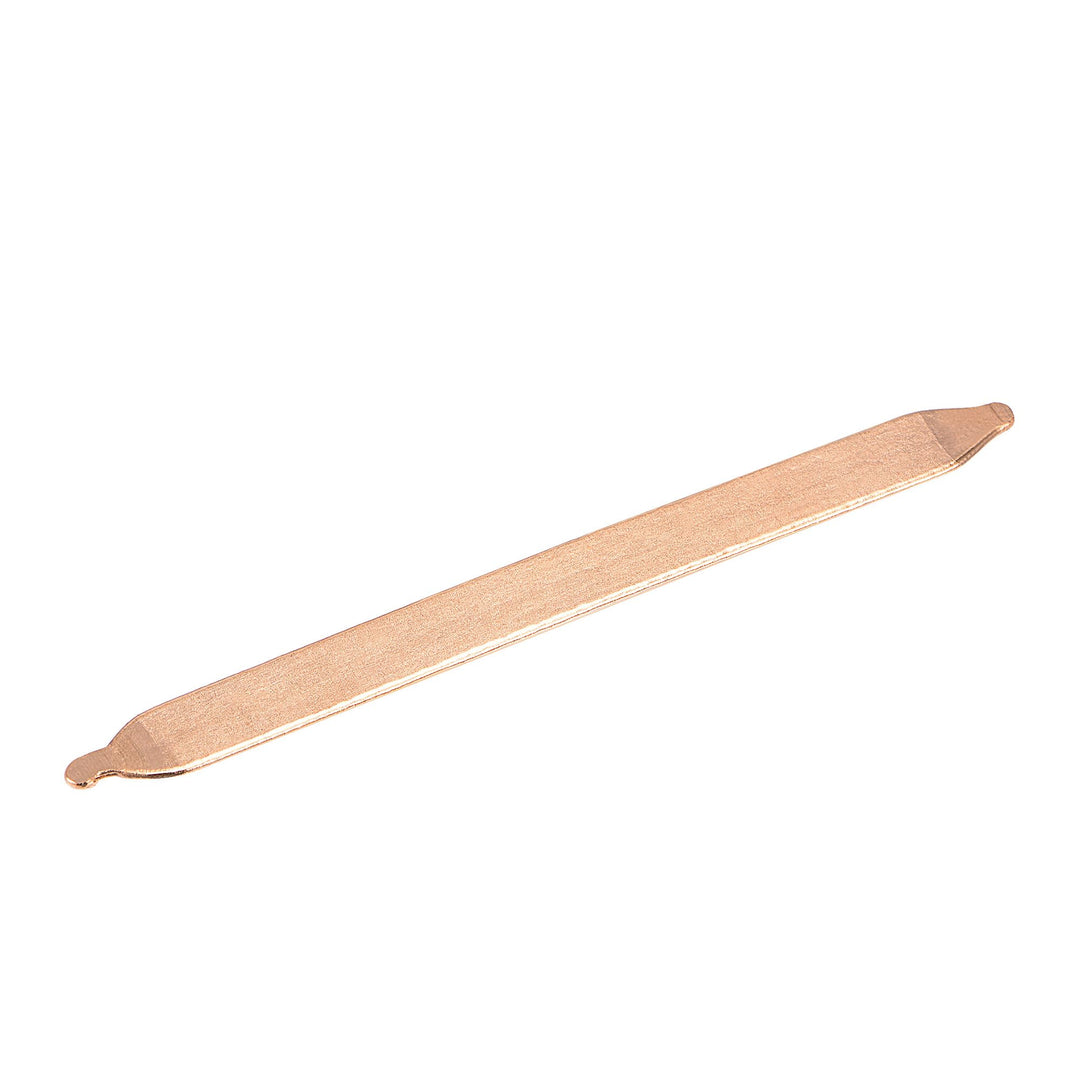 sourcing map Flaches Kupfer Heatpipe zum Kühlen von Laptop CPU GPU Kühlkörper 100 mm x 9 mm x 1 mm