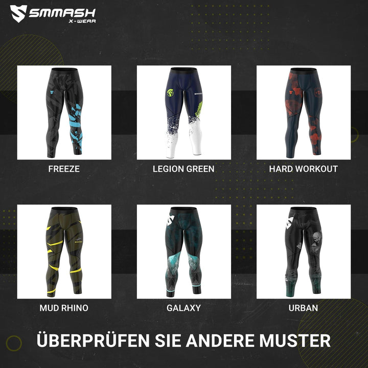 SMMASH Leggings Herren Jogginghose Sport-Leggings Lang XS Cell, XS Cell