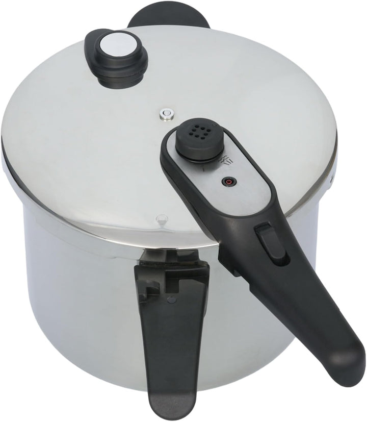 JATA Home HOLL2547 Express-Schnellkochtopf, 4 l + 7 l, Edelstahl, SUS304, Induktion, 2 Druckstufen,