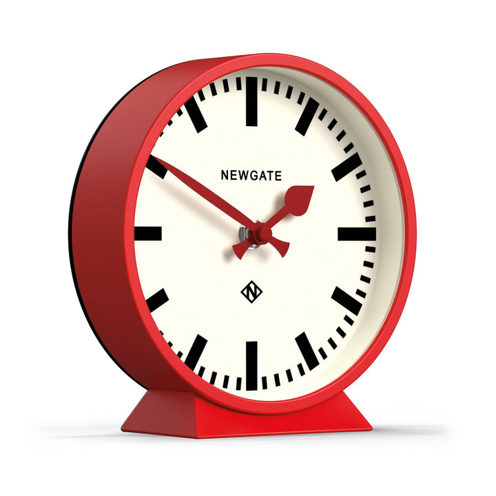 NEWGATE® M Kaminuhr für Kaminsims, geräuschlos, kein Ticken, moderne Kaminuhr, kleine Kaminuhr, Bahn
