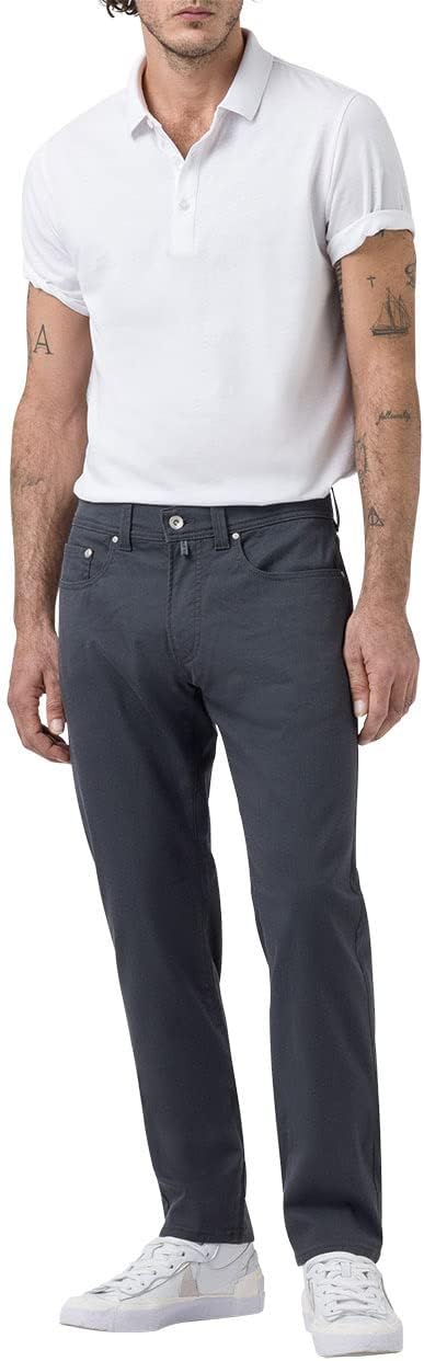 Pierre Cardin Herren Hose Lyon | Männer Jeans, Stoffhose | Tapered Fit 30W / 30L Magnet, 30W / 30L M