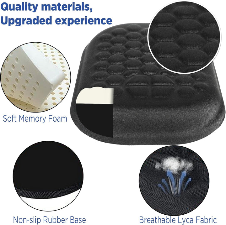 Gimars Wrist Rest Handgelenkauflage Ellbogenauflage Unterstützung für Tastatur und Maus, Memory-Foam