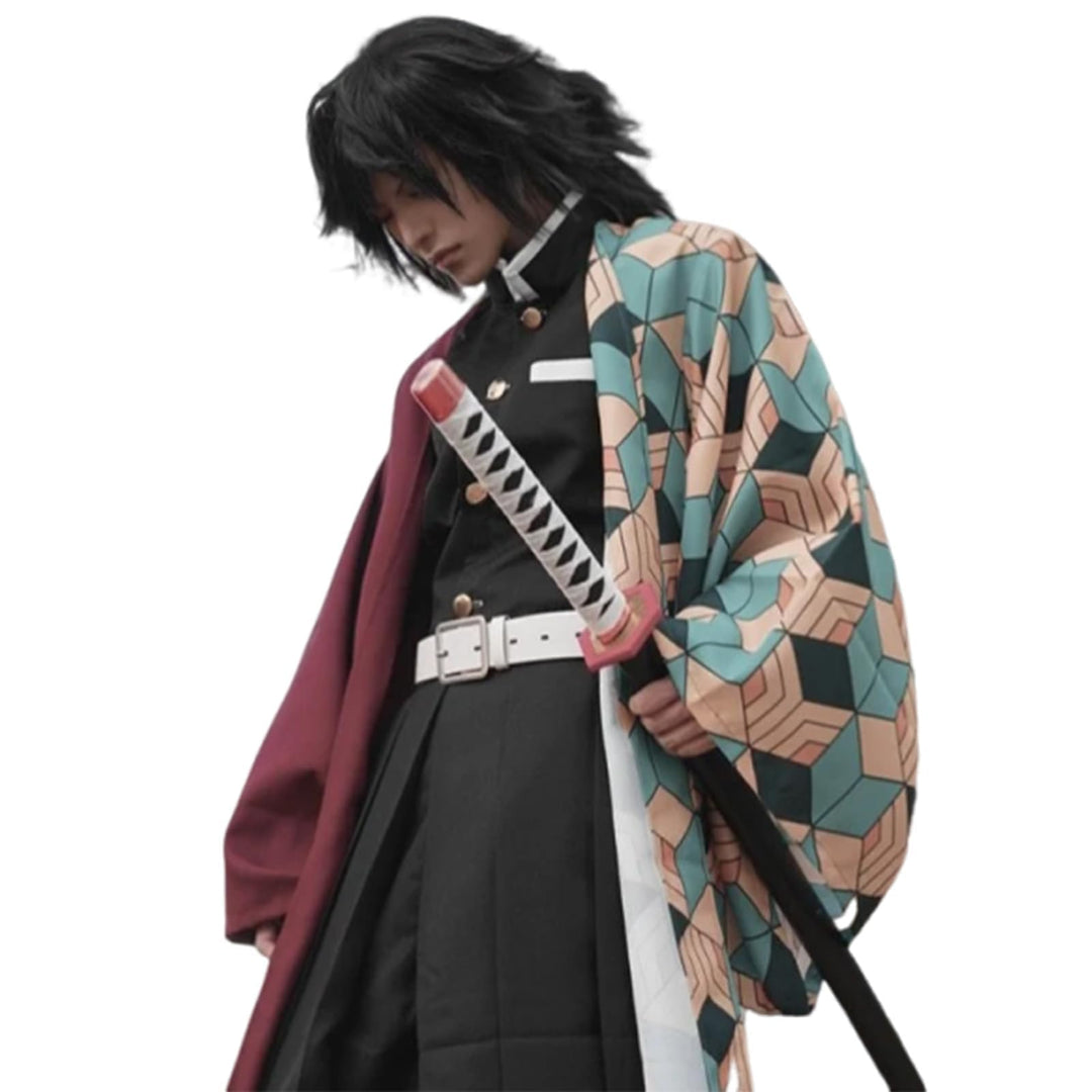CR ROLECOS Kanroji Mitsuri Cosplay Kostüm Tomioka Giyuu Vollständiger Satz Kostüm Anime Tokitou Muic