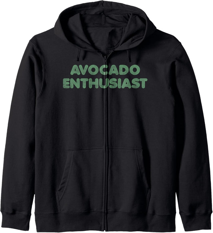 Trendy Green Avocado Enthusiast Kapuzenjacke