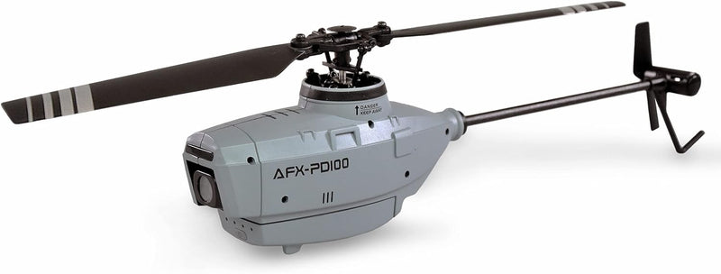 Amewi 25323 AFX-PD100 4-Kanal Helikopter mit HD-Kamera 6G 2,4GHz RTF, Grau