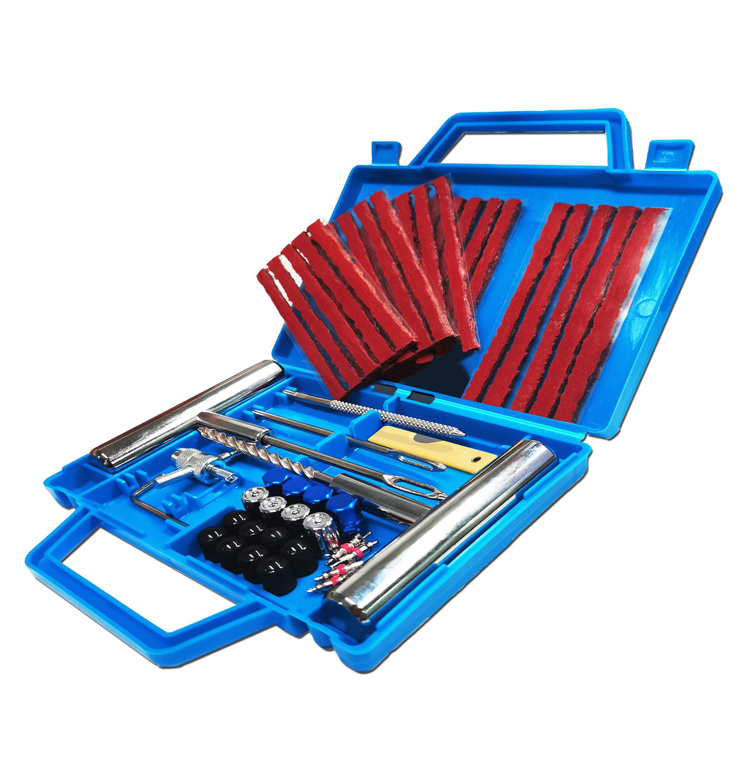 53 PCS Reifenreparaturset, Heavy Duty Reifen Reparaturset, 53-tragbares Reifenreparaturset, tragbare