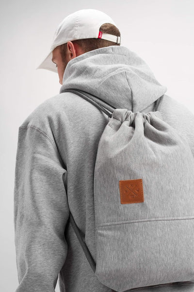 Manufaktur13 Sweat Sports Bag - Rough Jersey/Sweat Rucksack Hoodie Gym Bag Turnbeutel Sport Beutel T