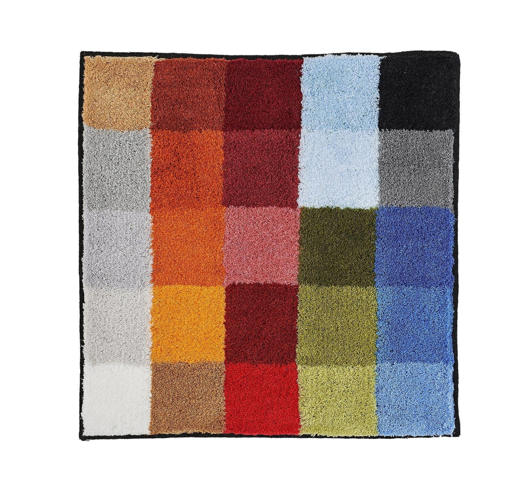 Kleine Wolke Cubetto Badteppich, Polyacryl, Mehrfarbig, 60 x 60 cm Mehrfarbig 60 x 60 cm, Mehrfarbig