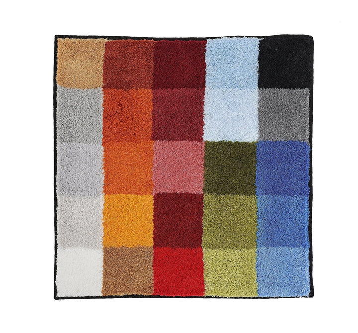Kleine Wolke Cubetto Badteppich, Polyacryl, Mehrfarbig, 60 x 60 cm Mehrfarbig 60 x 60 cm, Mehrfarbig
