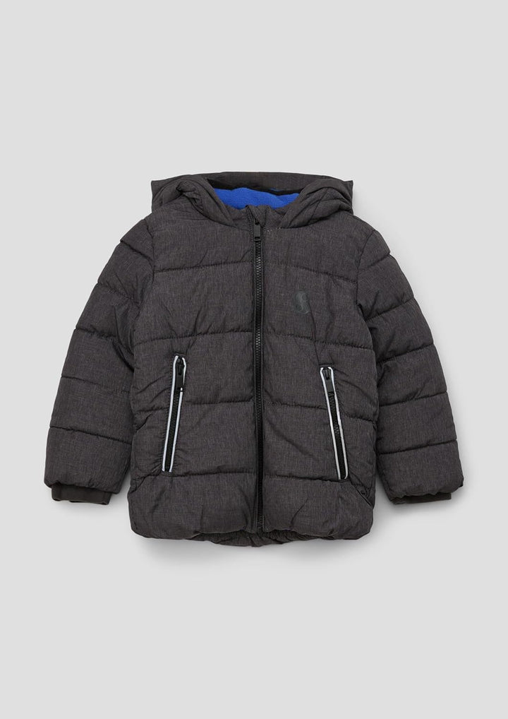 s.Oliver Jungen Outdoor Jacke 104 Grau, 104 Grau