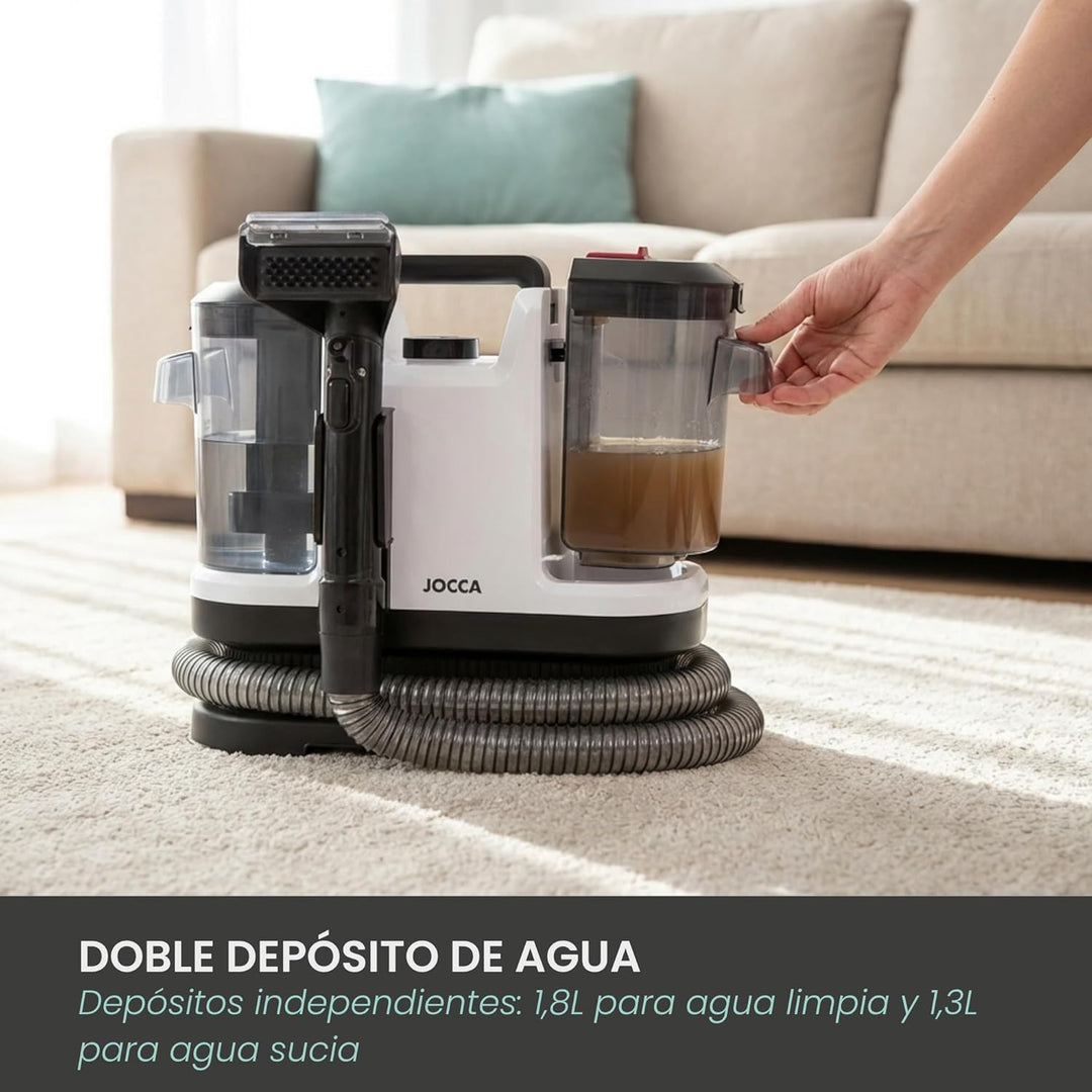 Aspirapolvere E Smacchiatore Jocca - 500w - 12000pa - 1800ml - Nero/bianco