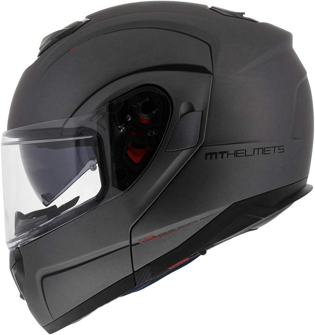 MT HELMETS Atom Sv Solid Matt Titanium S S MATT TITANIUM, S MATT TITANIUM