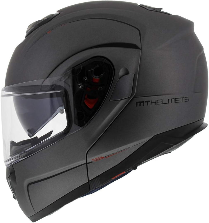 MT HELMETS Atom Sv Solid Matt Titanium S S MATT TITANIUM, S MATT TITANIUM