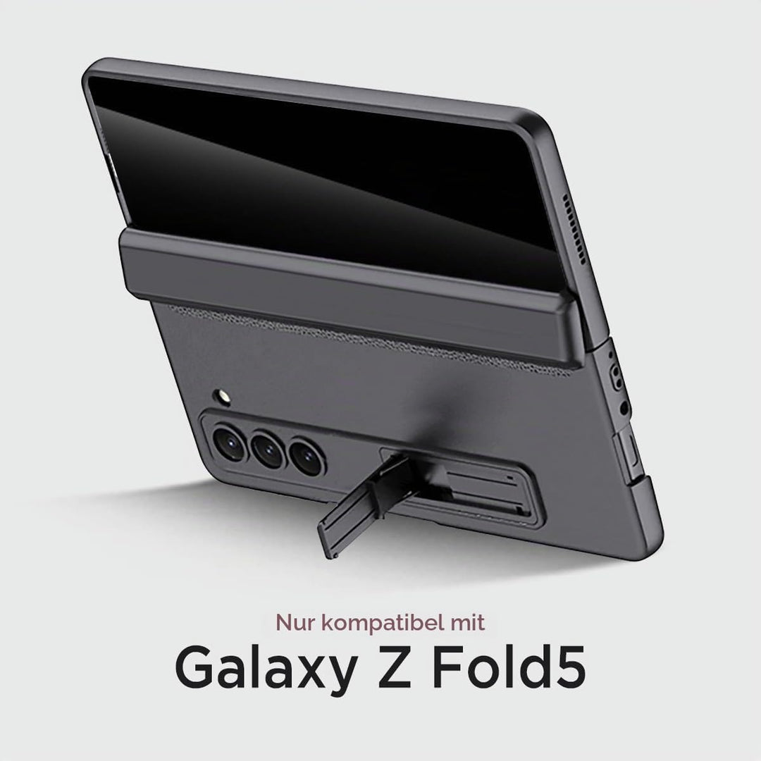 Miimall Kompatibel mit Samsung Galaxy Z Fold 5 Hülle mit Displayschutz Anti-Peeping+Magnetischer Sch