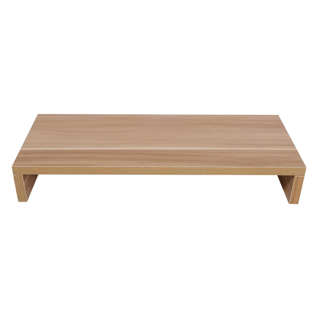 Monitorständer aus Holz, Schreibtisch-Monitorständer, für Monitor Fernseher Notebook Display Regal 5