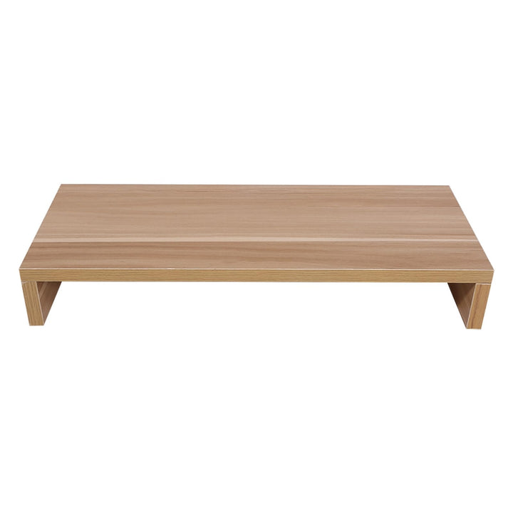 Monitorständer aus Holz, Schreibtisch-Monitorständer, für Monitor Fernseher Notebook Display Regal 5