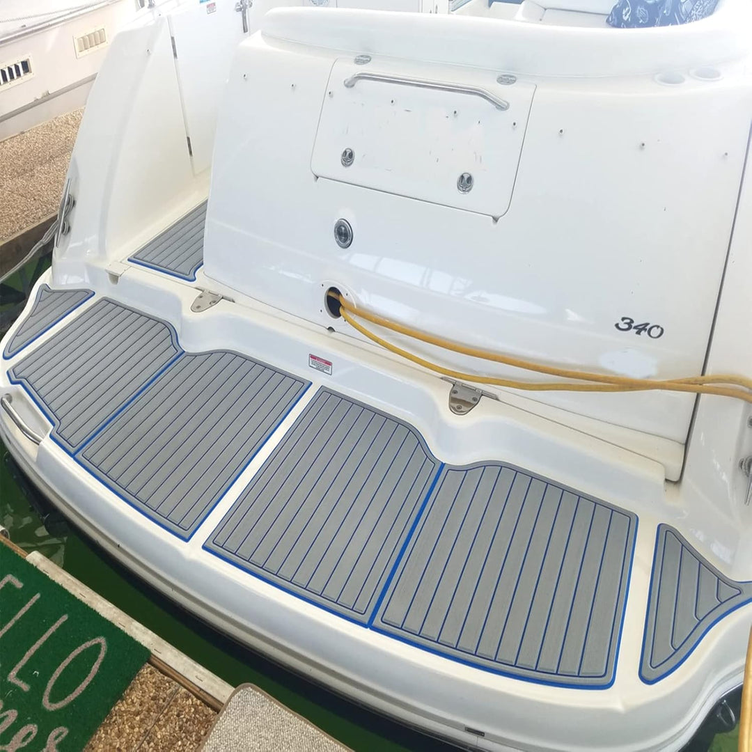 Hzkaicun Eva Schaum Boot 240x17/41/60/90 cm, Teakholz Eva Schaum Bodenbelag, Selbstklebende Deck Tep