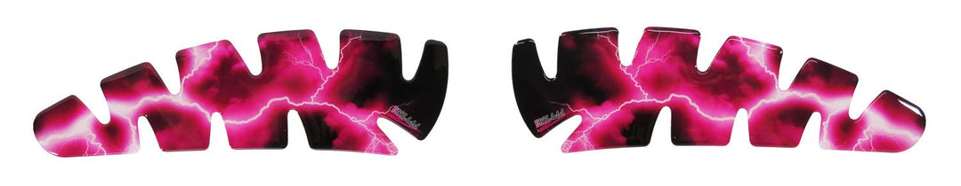 BIKE-label Tankpad seitlich Motorrad Lackschutz Aufkleber Blitz Pink 800026