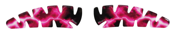 BIKE-label Tankpad seitlich Motorrad Lackschutz Aufkleber Blitz Pink 800026