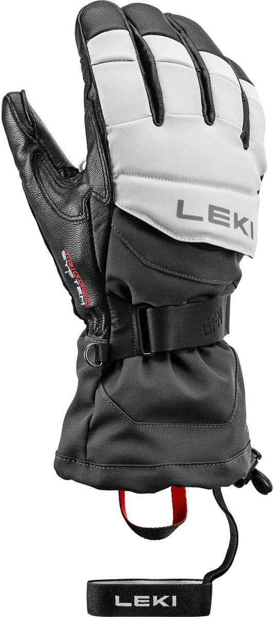 LEKI Griffin Thermo 3D Handschuhe Skihandschuhe Fingerhandschuhe black-graphite-sand EU 10.5, black-