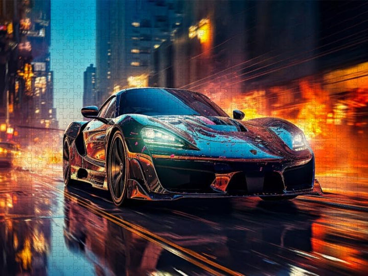 CALVENDO Puzzle Sportwagen | 1000 Teile Lege-Grösse 64 x 48 cm Foto-Puzzle für glückliche Stunden, 1