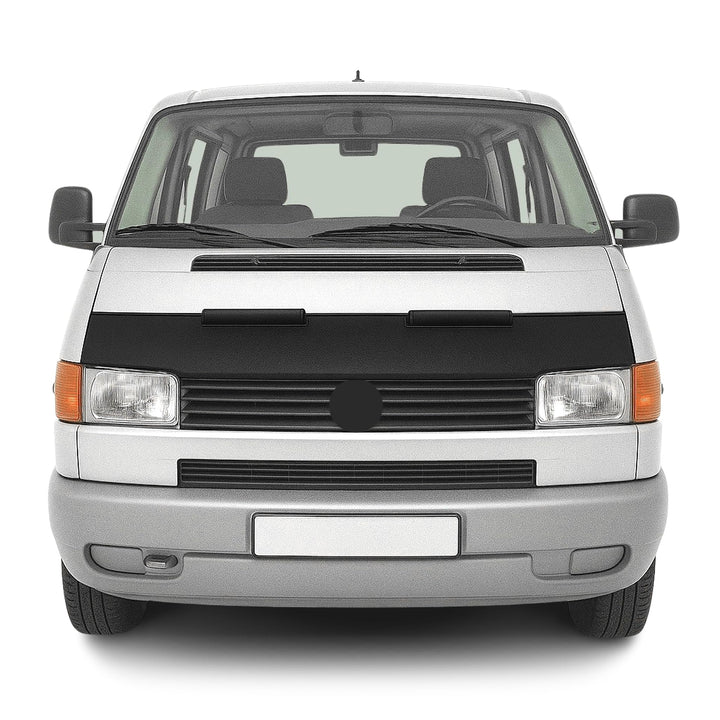 OMAC Haubenbra Steinschlagschutz kompatibel mit VW Transporter T4 1990-2003 Kurzer Nase Halb Schwarz