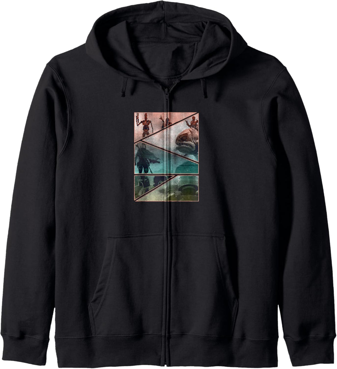 Star Wars Mandalorian Panel Slice Kapuzenjacke