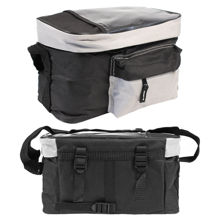 Out BAG CHECK.IN Unisex Jugend Bike Kühltaschen und-Boxen, Grau/Schwarz, Circa 30 x 15 x 18 cm