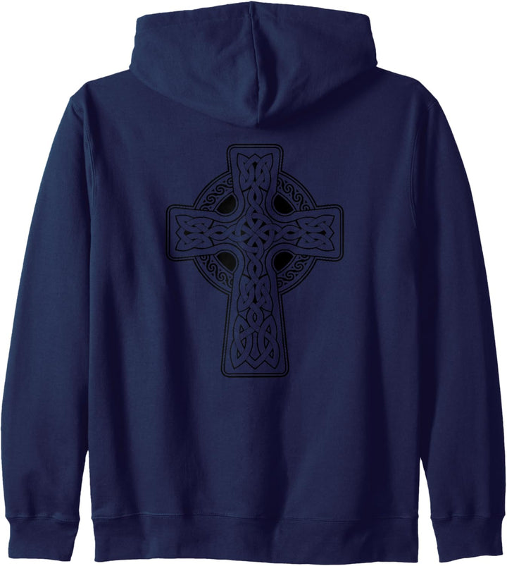 Wikinger Zeichen Keltisches Kreuz Keltenkreuz Hochkreuz Ire Kapuzenjacke