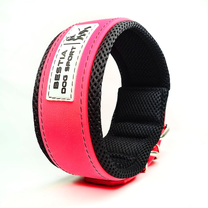 BESTIA Dog Sport Halsband ROSA XXL - von 65 cm bis 75 cm, XXL - von 65 cm bis 75 cm