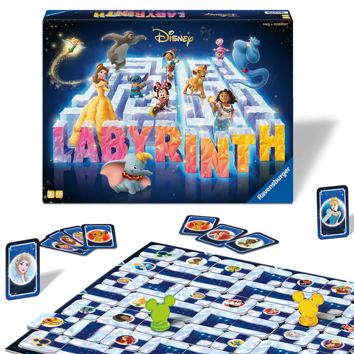 Ravensburger 27460 - Disney 100 Labyrinth - Der Familienspiel-Klassiker für 2-4 Spieler ab 7 Jahren