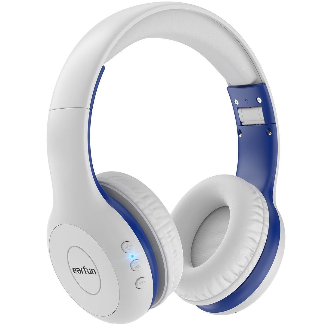 EarFun Bluetooth Kopfhörer Kinder, 85/94dB Lautstärkeregelung, HiFi Sound, HD-Mikrofon, 40 Std Akku,