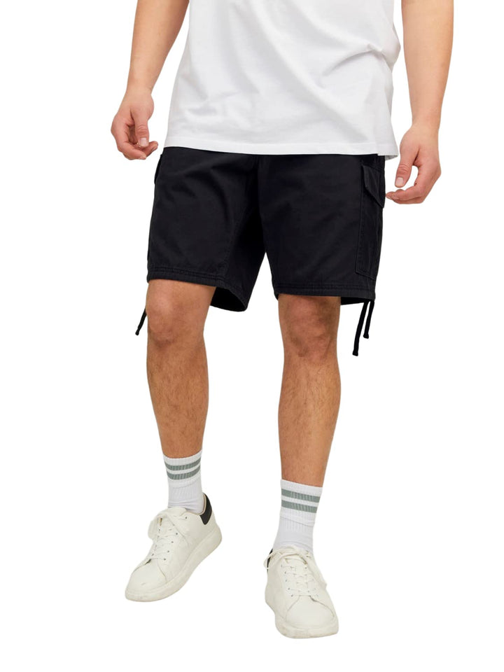 JACK & JONES Male Cargo Shorts Cargo fit Cargo Shorts S Schwarz, S Schwarz