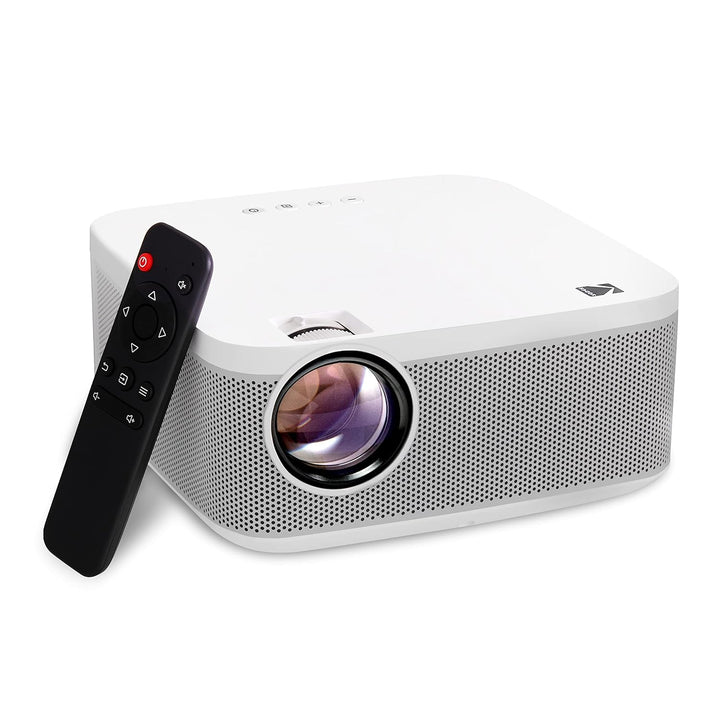 Kodak FLIK X10 Full HD Multimedia-Projektor-Kit | Kompaktes tragbares 1080p-Mini-Heimkinosystem mit