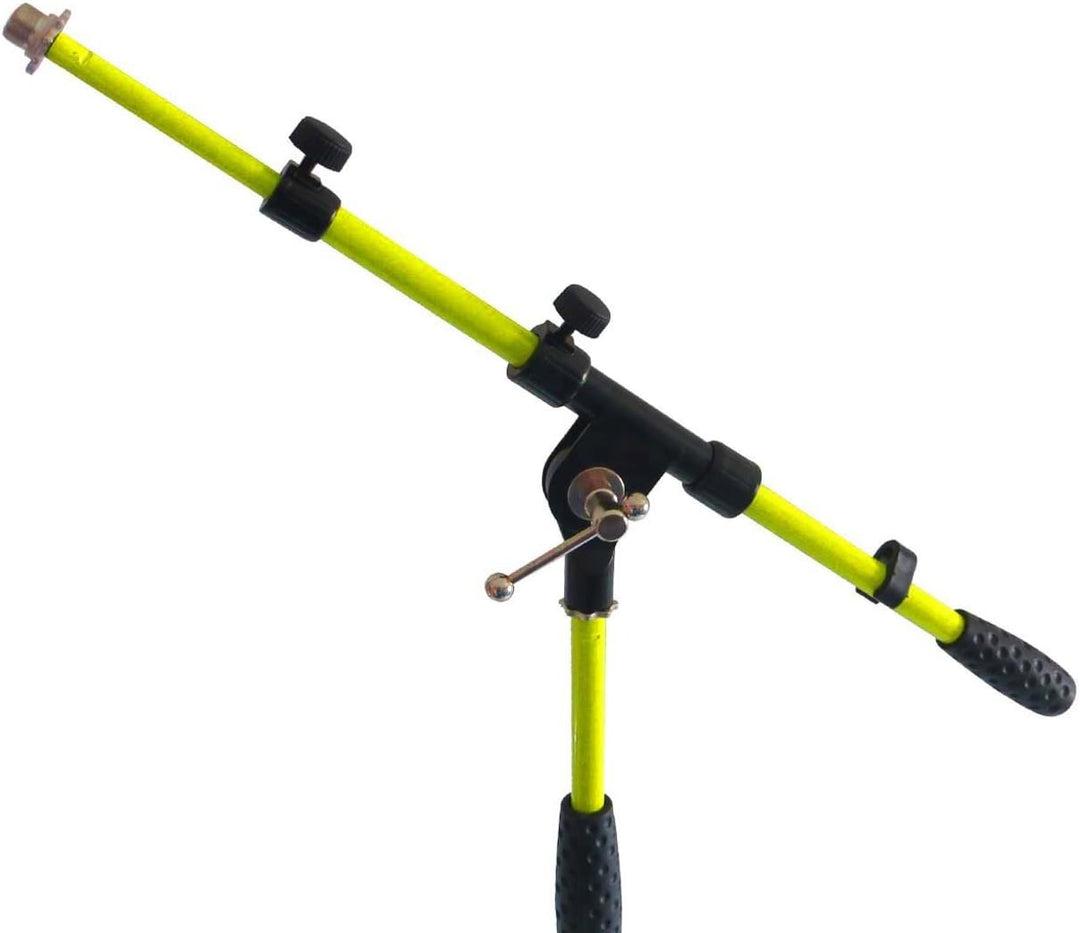 keepdrum MS106 YW Mikrofonständer Gelb + 6m XLR Kabel Gelb