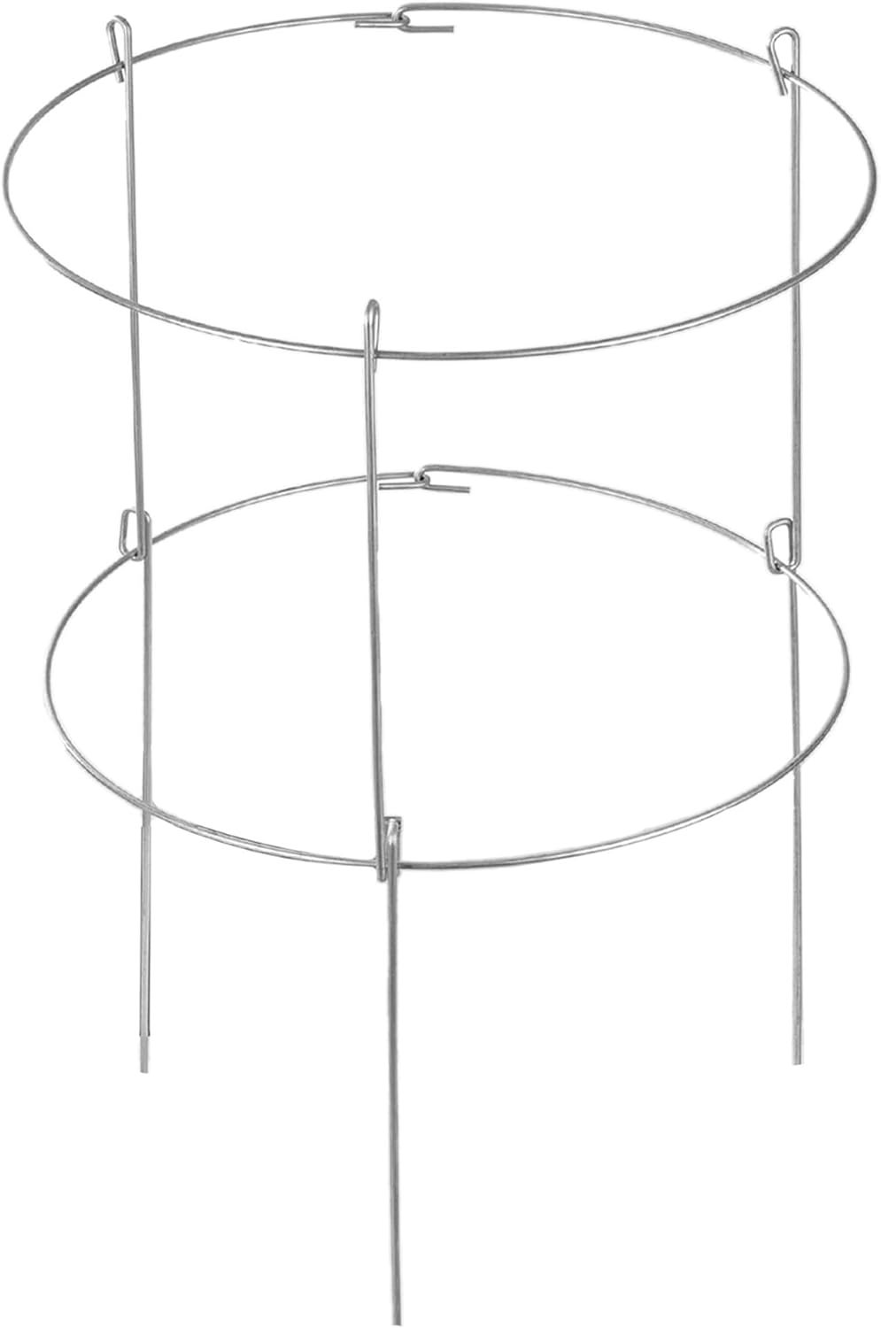 KADAX 2X Gartenstütze aus Stahl pulverbeschichtet Set, Pflanzehalter, Blumenstütze, Pflanzestütze, R