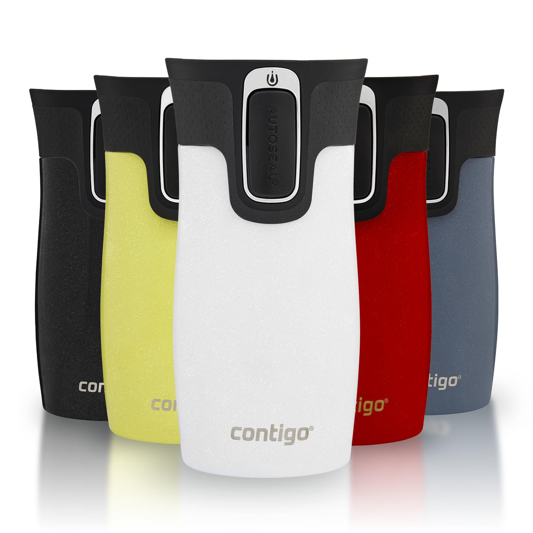 Contigo Thermobecher West Loop Autoseal, Edelstahl Isolierbecher, Reisebecher, Kaffebecher to Go, au