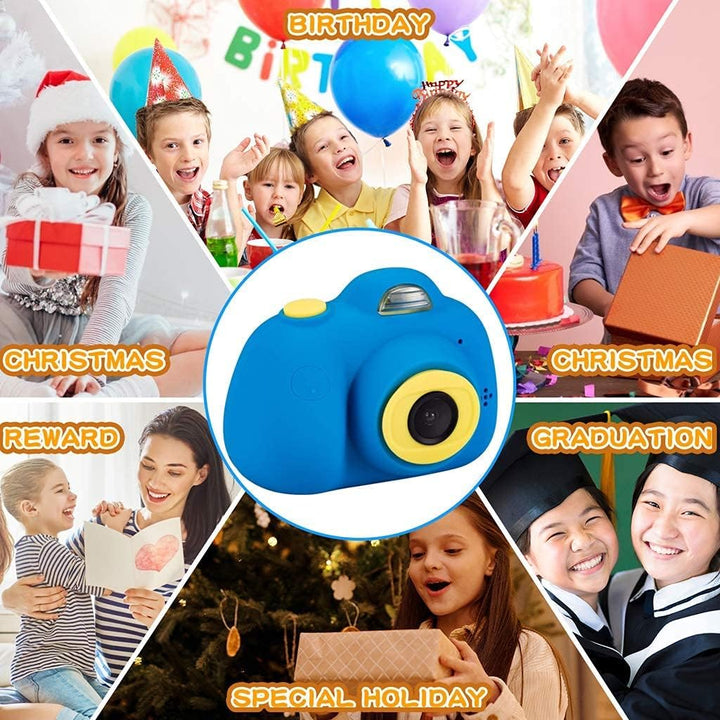 ToyZoom, Kinderkamera, 18 MP, Selfie-Kamera, 1080p, HD, digital, Videokamera für Kinder, mit SD-Kart
