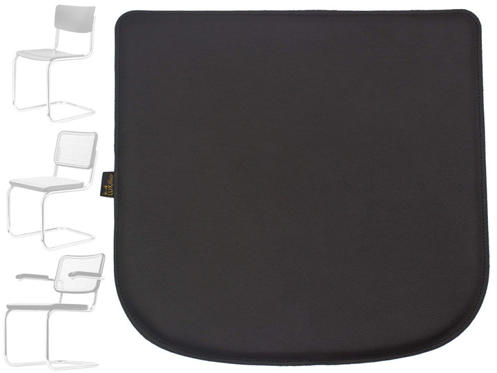 Luxflair Echt-Leder Sitzkissen für Stuhl Breuer Thonet 80-S32-S43-S64 Sitzauflage aus echtem Leder,