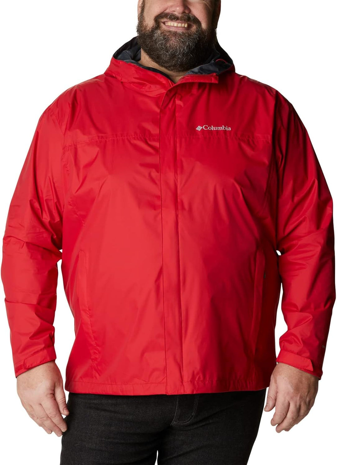 Columbia Herren Watertight Ii Front-Zip Hooded Rain Jacket Regenjacke S Bergrot, S Bergrot
