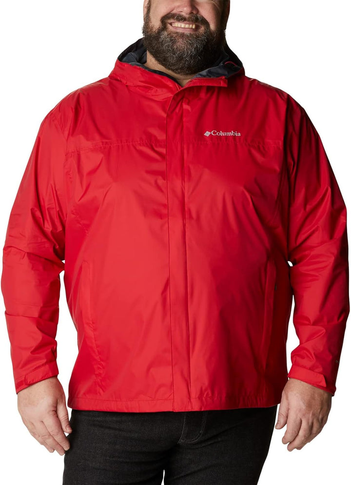 Columbia Herren Watertight Ii Front-Zip Hooded Rain Jacket Regenjacke S Bergrot, S Bergrot