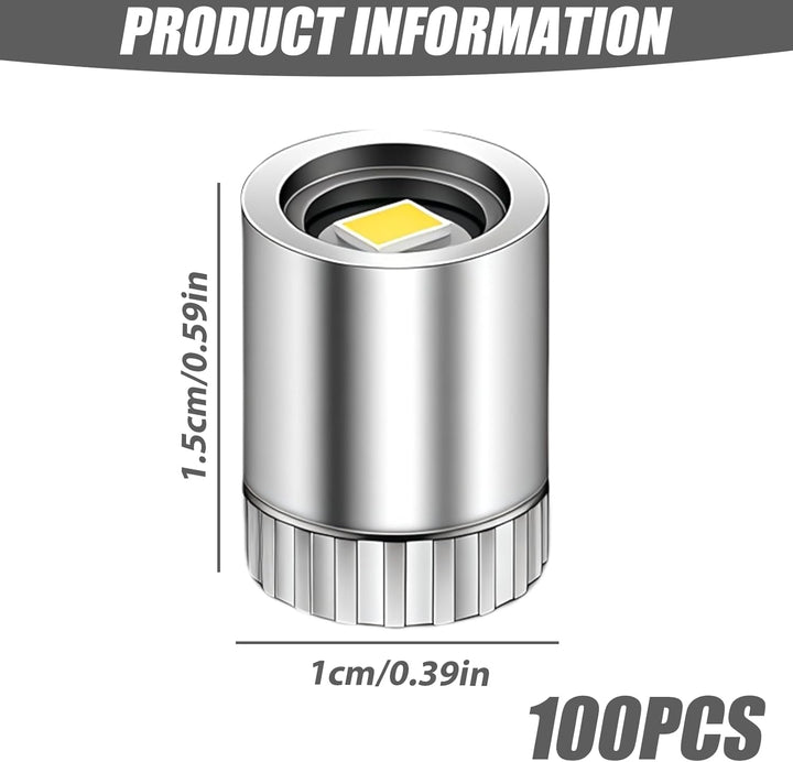 100 Stück Mini LED Licht für Puppenhäuser: Kleine LED Lichter, Puppenhaus Licht mit Warmweisses Lich