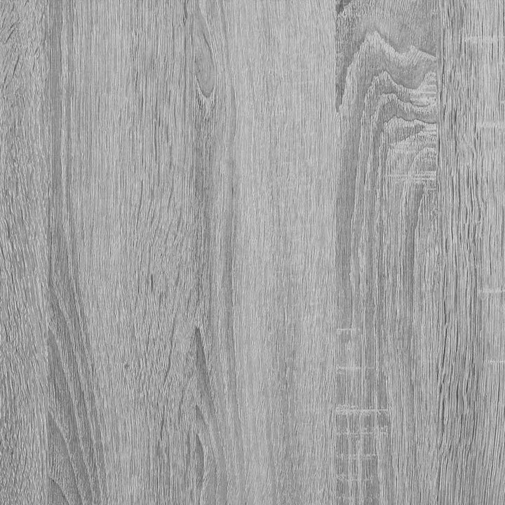 vidaXL Küchenregal Stapelbar Grau Sonoma 50x15x16 cm Holzwerkstoff, Küchen-Aufbewahrungsregal, Gewür