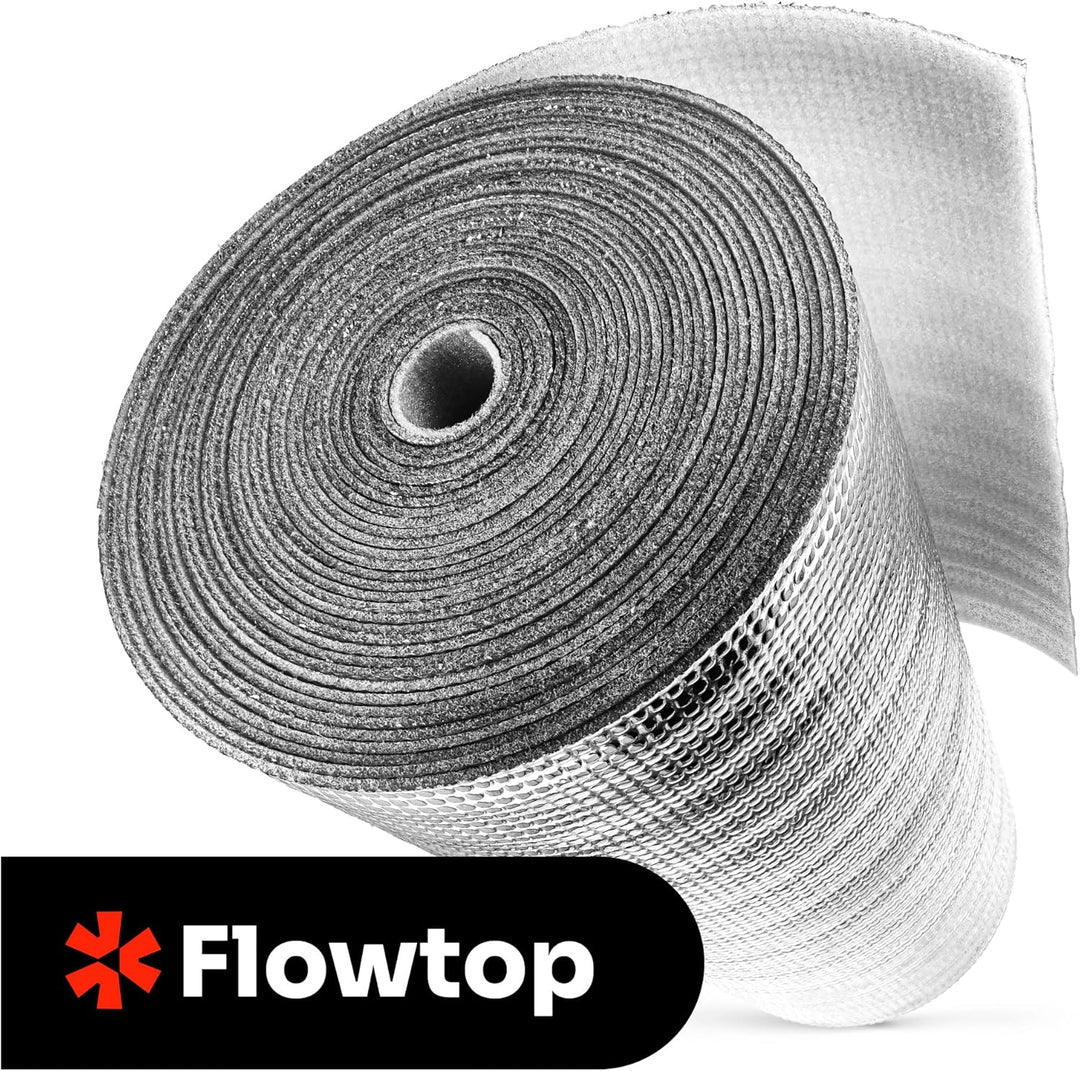 HEIZKÖRPER REFLEXIONSFOLIE 15 M X 0,5 M ISOLIERFOLIE WANDISOLIERUNG REFLEXIONSPLATTE FLOWTOP Reflekt