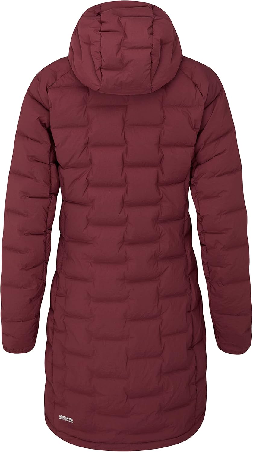 Rab Cubit Stretch-Daunenparka Damen rot