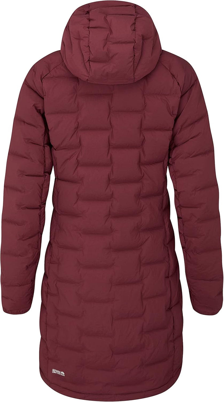 Rab Cubit Stretch-Daunenparka Damen rot