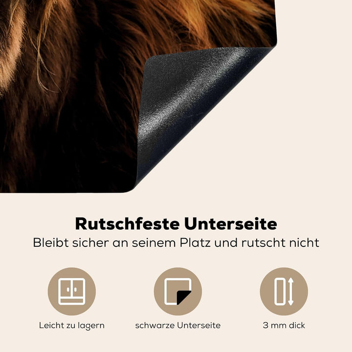Herdabdeckplatte Einteilig Herdabdeckung Abdeckplatte für Ceranfeld Abdeckung Induktionskochfeld Auf