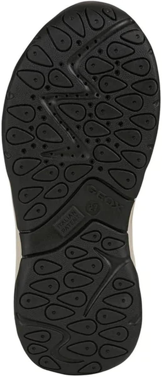 Geox Mädchen J Calco Girl A Sneakers 43 EU Smoke Grey Gold, 43 EU Smoke Grey Gold