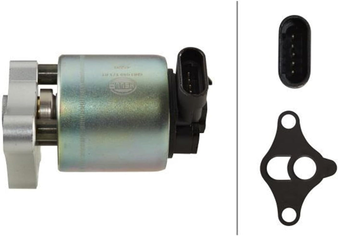 HELLA 6NU 010 171-611 AGR-Ventil - elektronisch - 5-polig - mit Dichtung